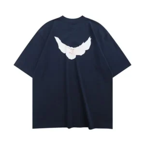 Kanye-YEEZY-GAP-T-Shirt-Dove-Of-Peace-Season-6-Oversized-Blue
